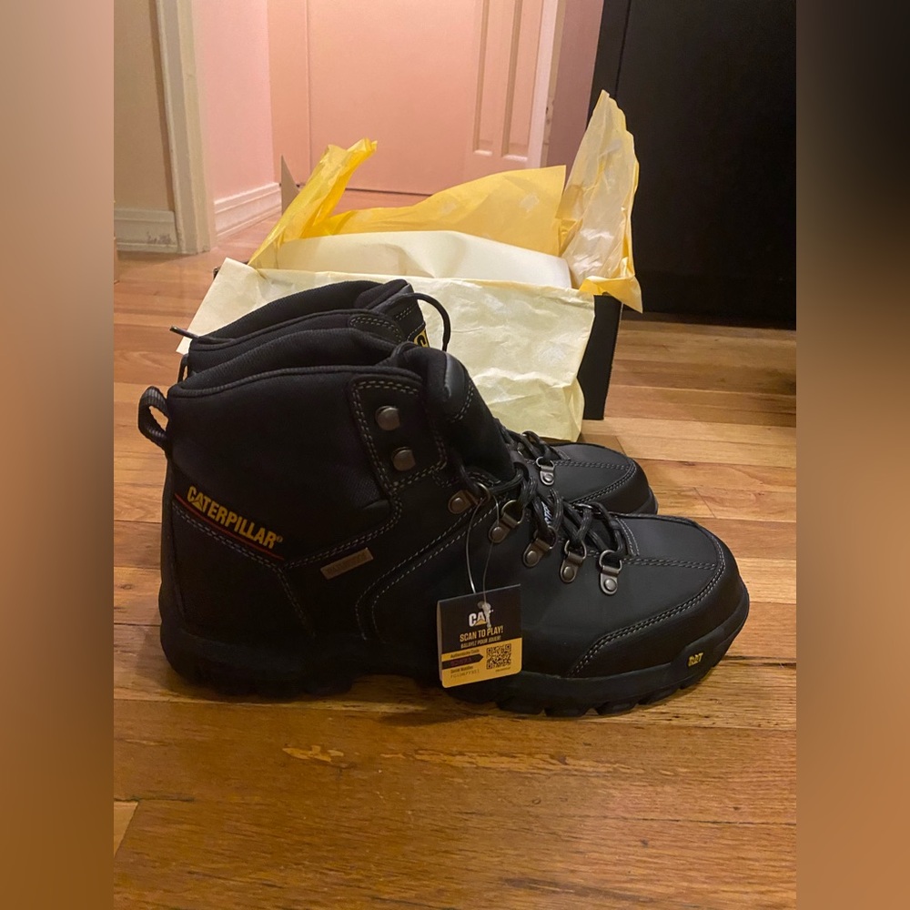 Caterpillar CAT Threshold Men’s 13 Wide Steel Toe Work Boot - Picture 2 of 13